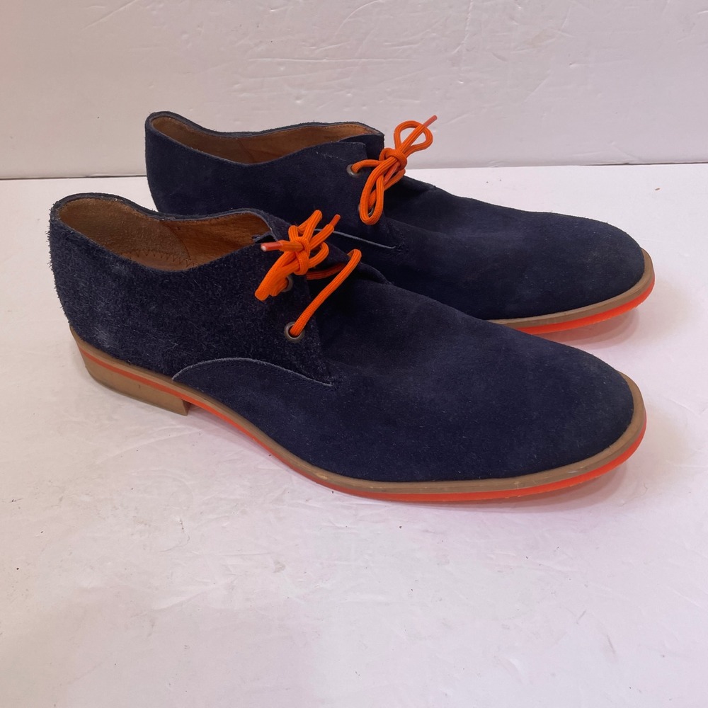 J.D. FISK SUEDE OXFORDS IN NAVY BLUE